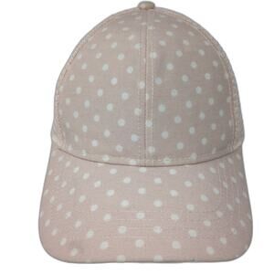 C.C Exclusives Strapback Mesh Back Trucker Hat Pink One Size Polka Dot